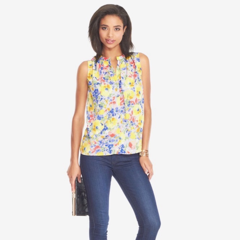 NWOT Multicolored Floral Blouse